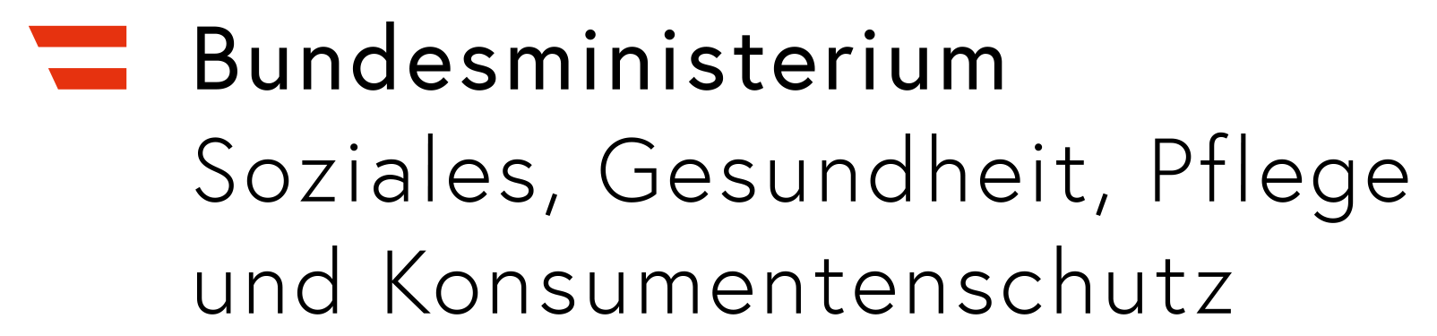 Logo des Bundesministeriums Soziales, Gesundheit, Pflege und Konsumentenschutz